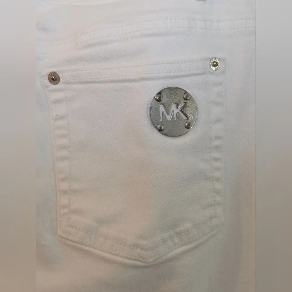 Michael Kors Straight Leg Jeans 8 Coastal Quiet Luxury Resortwear Minimalist